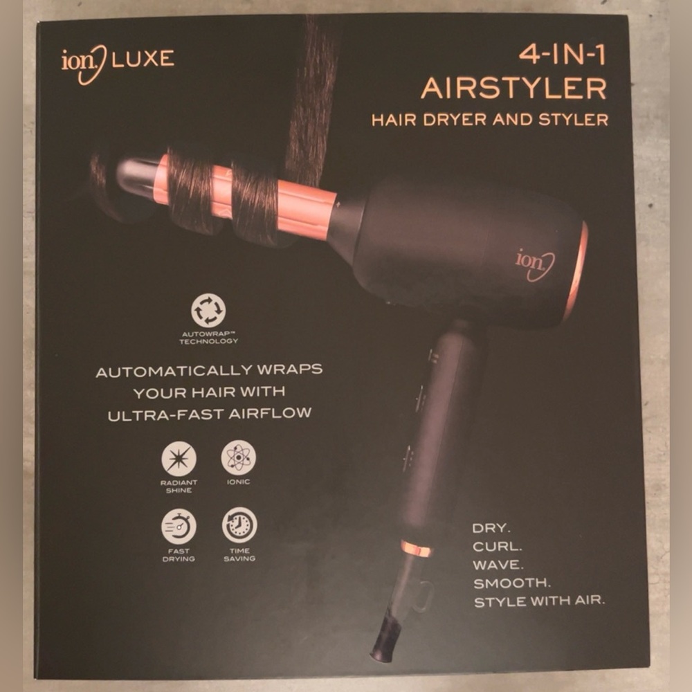 4-in-1 Airstyler Hair Dryer and Styler
